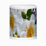 Flowers Roses White Mauve Babianas Morph Mugs Center