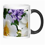 Flowers Roses White Mauve Babianas Morph Mugs Right