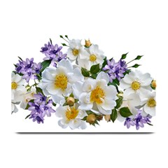 Flowers Roses White Mauve Babianas Plate Mats