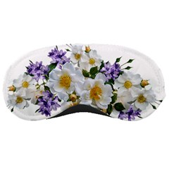 Flowers Roses White Mauve Babianas Sleeping Mask