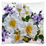 Flowers Roses White Mauve Babianas Standard Flano Cushion Case (Two Sides) Front