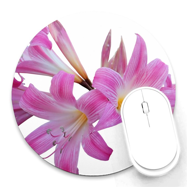 Lily Belladonna Easter Lily Round Mousepads