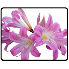 Lily Belladonna Easter Lily Fleece Blanket (medium)  by Pakrebo