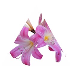 Lily Belladonna Easter Lily Wooden Puzzle Triangle