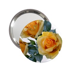 Roses Yellow Flowers Fragrant 2 25  Handbag Mirrors by Pakrebo