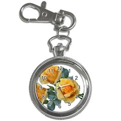 Roses Yellow Flowers Fragrant Key Chain Watches by Pakrebo