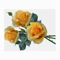 Roses Yellow Flowers Fragrant Small Glasses Cloth by Pakrebo