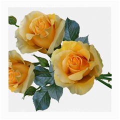 Roses Yellow Flowers Fragrant Medium Glasses Cloth