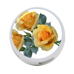 Roses Yellow Flowers Fragrant 4-port Usb Hub (one Side) by Pakrebo