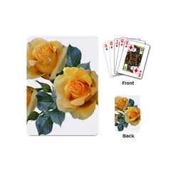 Roses Yellow Flowers Fragrant Playing Cards Single Design (mini)