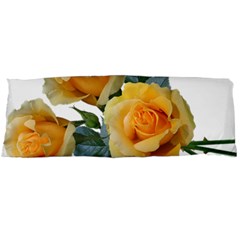 Roses Yellow Flowers Fragrant Body Pillow Case (dakimakura) by Pakrebo