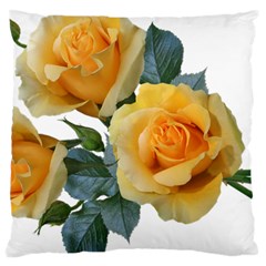 Roses Yellow Flowers Fragrant Large Cushion Case (one Side) by Pakrebo