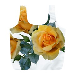 Roses Yellow Flowers Fragrant Full Print Recycle Bag (l) by Pakrebo