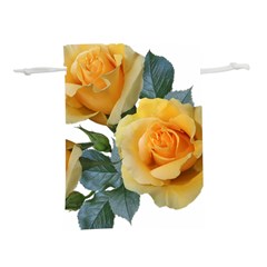 Roses Yellow Flowers Fragrant Lightweight Drawstring Pouch (m)