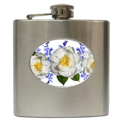 Flowers Camellia Bluebells Fragrant Hip Flask (6 Oz) by Pakrebo