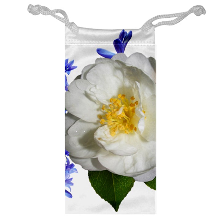 Flowers Camellia Bluebells Fragrant Jewelry Bag