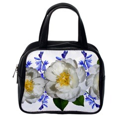 Flowers Camellia Bluebells Fragrant Classic Handbag (one Side) by Pakrebo