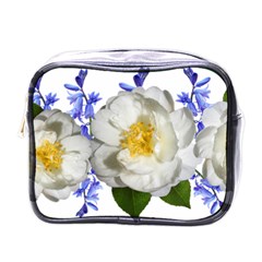 Flowers Camellia Bluebells Fragrant Mini Toiletries Bag (one Side) by Pakrebo