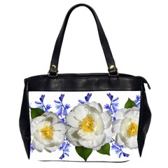 Flowers Camellia Bluebells Fragrant Oversize Office Handbag (2 Sides) by Pakrebo