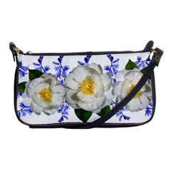 Flowers Camellia Bluebells Fragrant Shoulder Clutch Bag by Pakrebo