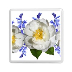 Flowers Camellia Bluebells Fragrant Memory Card Reader (square) by Pakrebo