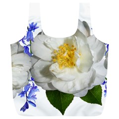 Flowers Camellia Bluebells Fragrant Full Print Recycle Bag (xl) by Pakrebo