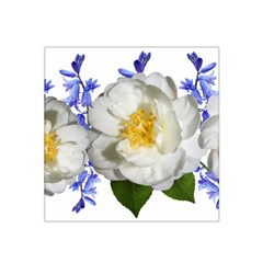 Flowers Camellia Bluebells Fragrant Satin Bandana Scarf by Pakrebo