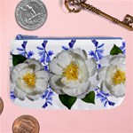 Flowers Camellia Bluebells Fragrant Large Coin Purse Front