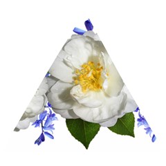 Flowers Camellia Bluebells Fragrant Wooden Puzzle Triangle by Pakrebo