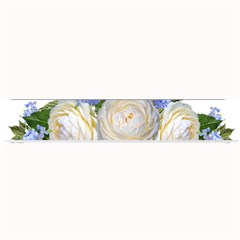 Roses Flowers Plumbago Arrangement Small Bar Mats by Pakrebo