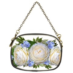 Roses Flowers Plumbago Arrangement Chain Purse (two Sides) by Pakrebo