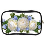 Roses Flowers Plumbago Arrangement Toiletries Bag (One Side) Front