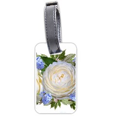 Roses Flowers Plumbago Arrangement Luggage Tag (one Side)