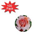 Roses Flowers Berries Arrangement 1  Mini Magnets (100 pack)  Front