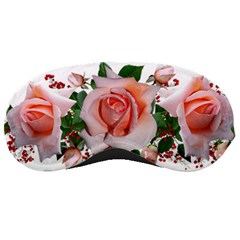 Roses Flowers Berries Arrangement Sleeping Mask