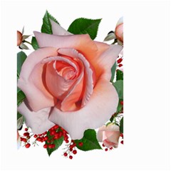 Roses Flowers Berries Arrangement Small Garden Flag (two Sides) by Pakrebo