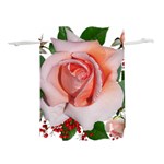 Roses Flowers Berries Arrangement Lightweight Drawstring Pouch (M) Front