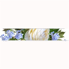 Rose White Flower Plumbago Small Bar Mats by Pakrebo