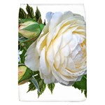 Rose White Flower Plumbago Removable Flap Cover (L) Front