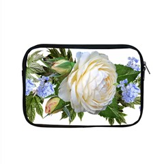 Rose White Flower Plumbago Apple Macbook Pro 15  Zipper Case by Pakrebo