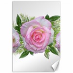 Roses Pink Flowers Perfume Leaves Canvas 20  x 30  19.62 x28.9  Canvas - 1