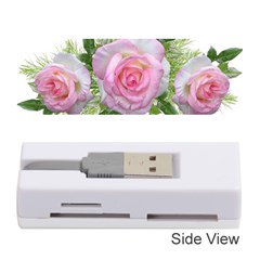 Roses Pink Flowers Perfume Leaves Memory Card Reader (stick) by Pakrebo