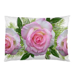 Roses Pink Flowers Perfume Leaves Pillow Case (two Sides) by Pakrebo