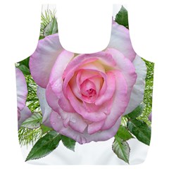 Roses Pink Flowers Perfume Leaves Full Print Recycle Bag (xl) by Pakrebo