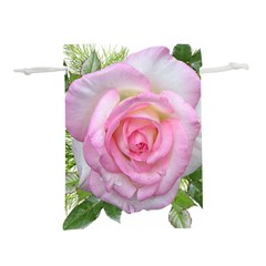 Roses Pink Flowers Perfume Leaves Lightweight Drawstring Pouch (s) by Pakrebo