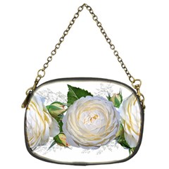 Flowers Roses White Fragrant Chain Purse (one Side) by Pakrebo