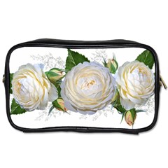 Flowers Roses White Fragrant Toiletries Bag (one Side) by Pakrebo