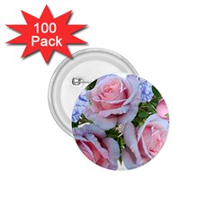 Roses Plumbago Flowers Fragrant 1 75  Buttons (100 Pack)  by Pakrebo