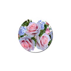 Roses Plumbago Flowers Fragrant Golf Ball Marker (4 Pack) by Pakrebo