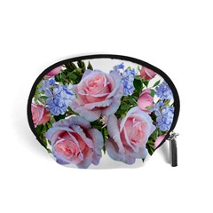 Roses Plumbago Flowers Fragrant Accessory Pouch (small) by Pakrebo